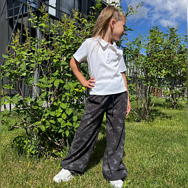 Т-109 Брюки темно-синий варенка