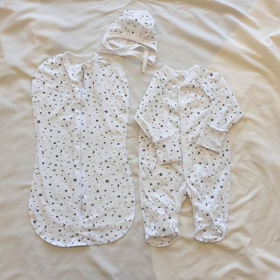 533 Комплект на выписку из роддома Мягкое облачко