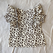 К-511 костюм из муслина «Леопард».  шоколад