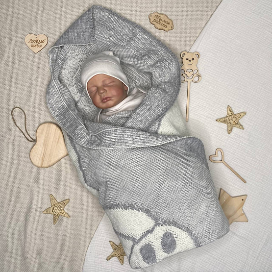 № ПВ-34 Плед вязаный 