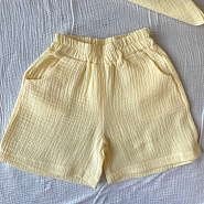 К-508 костюм из муслина однотонный. Желтый