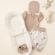 Набор подарочный для новорожденного 4 предмета. Интерлок