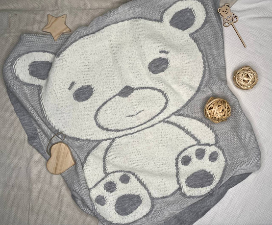 № ПВ-34 Плед вязаный 