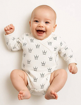 Д-26 Боди для малыша на кнопках, ткань кулирка