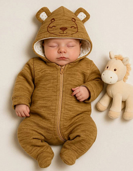 М-505 Комбинезон "Тигренок" с вышивкой на молнии