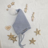 Б-300 Шапочка вязаная с помпоном 