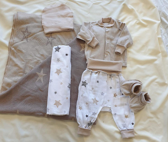 541 Комплект на выписку  Звездное небо. 8 предметов.